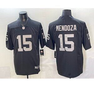 Mens Big Tall 4XL 5XL 6XL Fernando Mendoza Black Jersey Stitched Vapor
